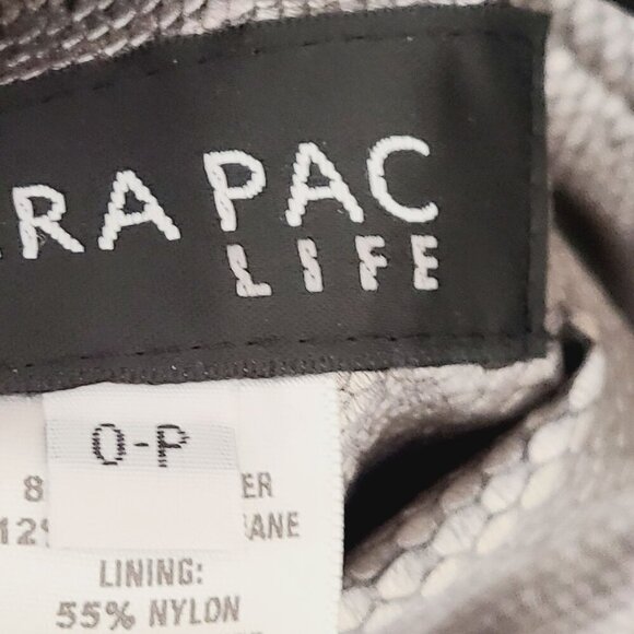 Mycra Pac Jacket Women's Small Reversible Hood Raincoat Jacket Silver Green - Picture 14 of 15